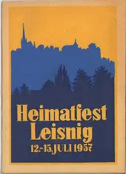 Leisnig Heimatfest 1957  Festschrift  ca. 90 Seiten