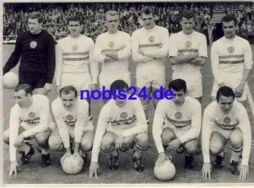 Ungarn Fußballnationalmannschaft Grossfoto 11 x 18 cm um 1965