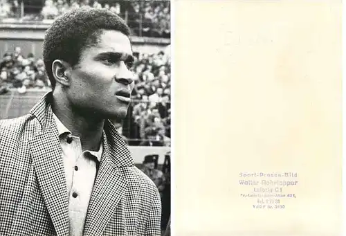 Eusébio da Silva Ferreira Portugal Echtfoto 180 x 130 mm um 1966