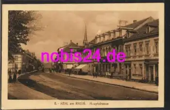 77694 Kehl am Rhein Hauptstrasse *ca.1920