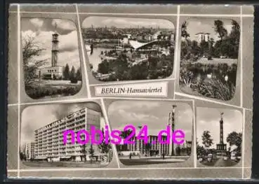 Berlin Hansaviertel Gebäude o 20.5.1961