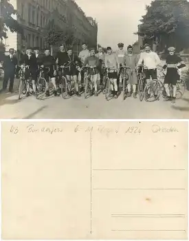 Dresden 43. Radfahrer Bundesfest 1926 Echtfoto