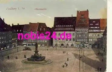 09599 Freiberg Obermarkt Denkmal  *ca.1920
