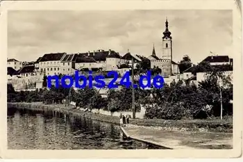 Pisek Hrad Totale Kirche o 22.7.1954