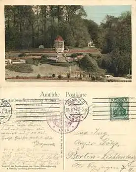 Altona Hamburg Gartenbauausstellung Sonderstempel 1914