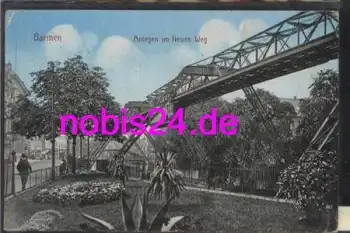 Barmen Wuppertal Schwebebahn Neuen Weg o ca.1915