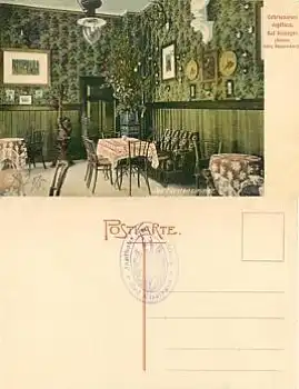 97688 Bad Kissingen Cafe Jagdhaus Fürstenzimmer *ca1915