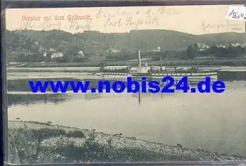 01612 Diesbar Elbdampfschiff "John Penn" o 8.5.1910