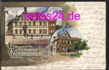 75328 Langenbrand Litho Luftkurhotel o 5.9.1902