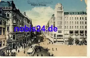 Praha Prikopy o 1917