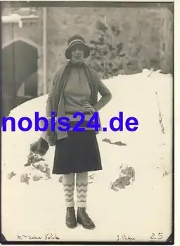 Damen Mode Großfoto ca.A5 um 1930