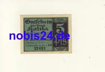 07768 Kahla Notgeld 5 Pfennige 1921