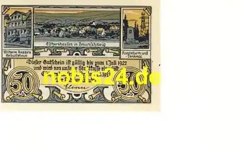 37632 Eschershausen Notgeld 50 Pfennige 1922