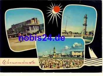 Warnemünde Leuchtturm Kurhaus *ca.1964