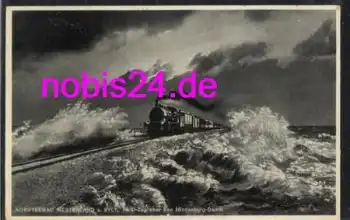 25980 Westerland D Zug Hindenburgdamm  o 1936