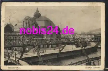 Elberfeld Thalia Theater Schwebebahn o 1917