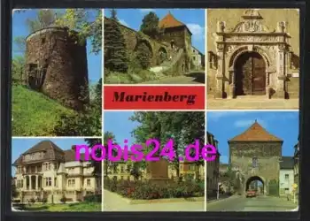 09496 Marienberg Turm Tor Denkmal *25.6.1985