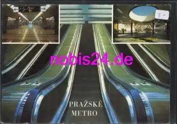 Prazske Metro Prag Metrostation *ca.1981