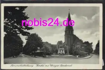 25541 Brunsbüttelkoog Kirche Denkmal o 9.1.1936