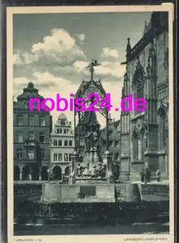 48143 Münster Lambertusbrunnen *ca.1950