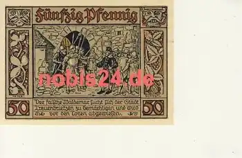 14929 Treuenbrietzen Notgeld 50 Pfennige um 1920