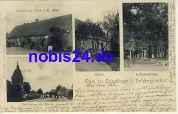 19348 Spiegelhagen Schule Gasthof o 1906