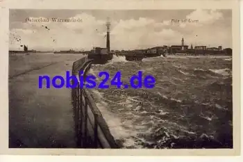 Warnemünde An der Mole o 1925