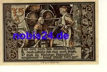 16775 Gransee Notgeld 75 Pfennige um 1920