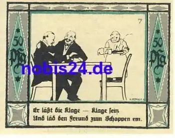 08132 Mülsen St. Jacob Notgeld 50 Pfennige 1921