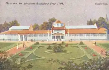 Prag 1908 Jubiläums-Ausstellung, * Schulwesen