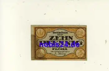 09557 Flöha Notgeld 10 Pfennige 1920