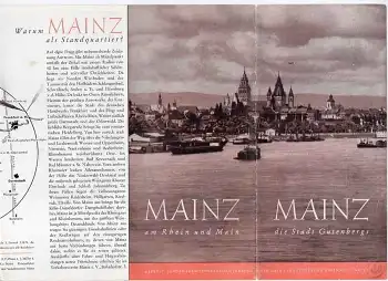 Mainz Faltprospekt 1939