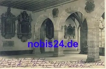 Basel Kreuzgang Münster o 1903