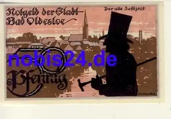 23843 Bad Oldesloe Notgeld 50 Pfennige um 1920