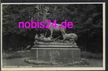 21521 Friedrichsruh Hirschgruppe Denkmal  *ca.1940