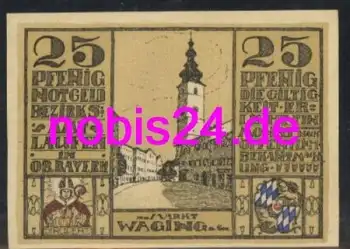 83329 Laufen Notgeld 25 Pfennige um 1920