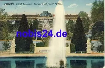 Potsdam Sanssouci o 1914