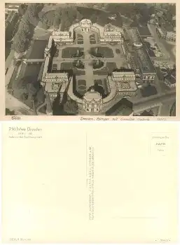 Dresden Zwingeranlage mit Gemälde Galerie 750 Jahre Dresden *1956 Hahn-Foto13012