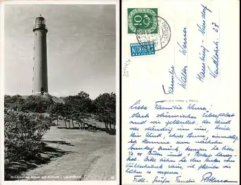 25946 Nebel Amrum Leuchtturm o 8.6.1953