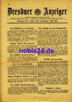 Dresdner Anzeiger Sonderblatt  1915