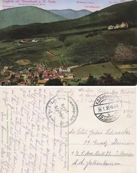 Jungholz mit Thierenbach Feldpost 12. Landwehr Division 26.1.1916