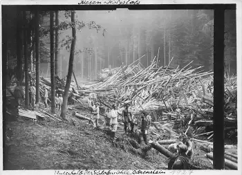 01773 Bärenstein unterhalb der Schloßmühle Unwetterkatastrophe Grossfoto 1927