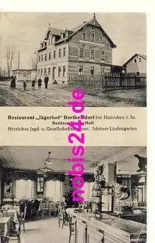 09661 Berthelsdorf Gasthof Jägerhof o ca.1920