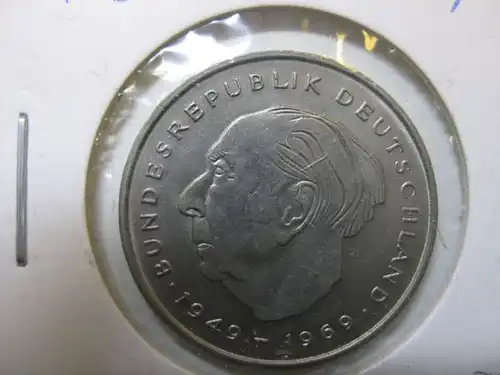 2 DM Münze Theodor Heuss 1979 D, Stg