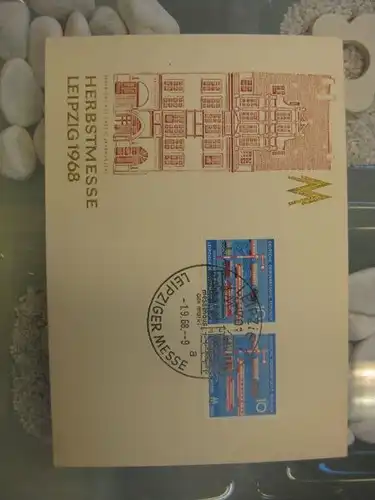 Offizieller, Amtlicher Ersttagsbrief FDC der DDR: Leipziger Herbstmesse 1968