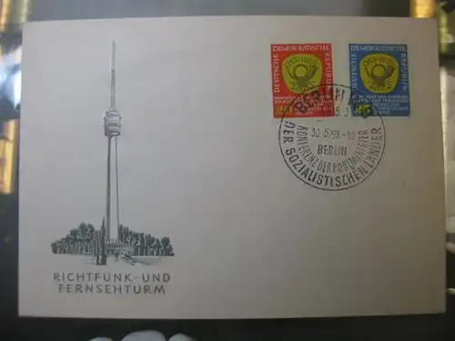 Offizieller, Amtlicher Ersttagsbrief FDC der DDR: OSS-Konferenz Berlin