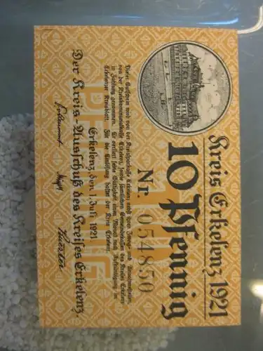Notgeld 10 Pfennig der Stadt Erkelenz