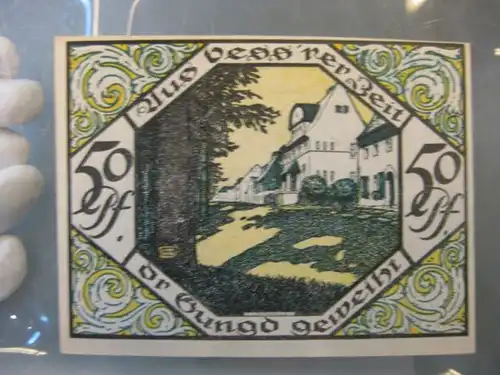 Notgeld 50 Pfennig der Stadt Scheibenberg