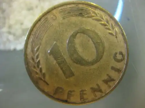 10 Pfennig, 1950, Münze München, "D"