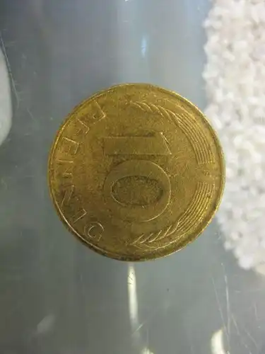 10 Pfennig, 1991 Münze Stuttgart, "F"